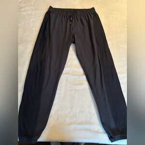 VSX Black Joggers with Elastic Waistband and Cuffs